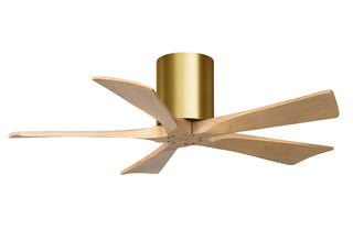 Matthews Fan Company - IR5H-BRBR-LM-42 - 42" Ceiling Fan - Irene-5H - Brushed Brass