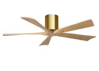 Matthews Fan Company - IR5H-BRBR-LM-52 - 52" Ceiling Fan - Irene-5H - Brushed Brass