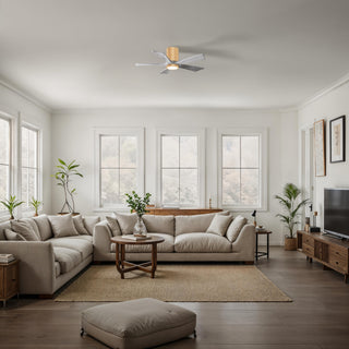 Irene-5HLK 42" Ceiling Fan in Light Maple Tone