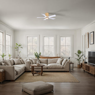 Irene-5HLK 42" Ceiling Fan in Light Maple Tone