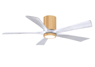 Matthews Fan Company - IR5HLK-LM-MWH-52 - 52" Ceiling Fan - Irene-5HLK - Light Maple Tone