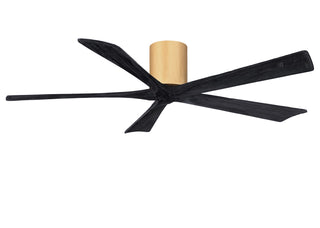 Matthews Fan Company - IR5H-LM-BK-60 - 60" Ceiling Fan - Irene-5H - Light Maple Tone