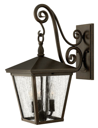 Trellis Medium Wall Mount Lantern in Regency Bronze