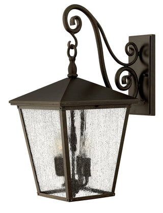 Trellis Large Wall Mount Lantern in Regency Bronze