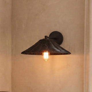 One Light Wall Sconce in Matte Black