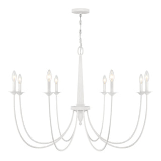 Savoy House - 1-1202-8-83 - Eight Light Chandelier - Stonecrest - Bisque White