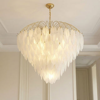 Boa 15 Light Chandelier in Warm Brass