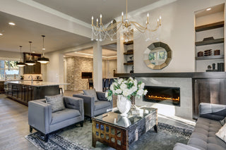 Mariposa Ten Light Chandelier in Warm Brass