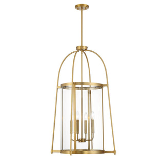 Savoy House - 3-2406-4-322 - Four Light Pendant - Rosedale - Warm Brass
