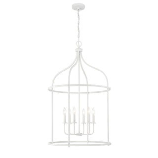 Savoy House - 3-7388-6-83 - Six Light Pendant - Brookstone - Bisque White