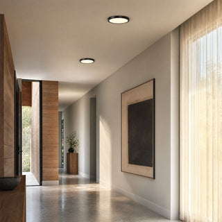 LED Flush Mount in Black