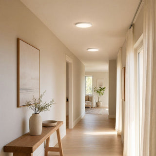 LED Flush Mount in White