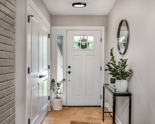 LED Flush Mount in Black