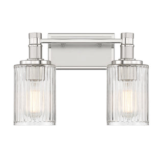 Savoy House - 8-1102-2-146 - Two Light Bathroom Vanity - Concord - Silver and Polished Nickel