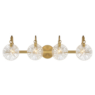 Savoy House - 8-3981-4-322 - Four Light Bathroom Vanity - Addison - Warm Brass