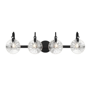 Savoy House - 8-3981-4-BK - Four Light Bathroom Vanity - Addison - Matte Black