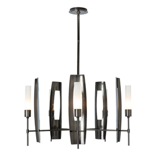Hubbardton Forge - 131081-SKT-MULT-89-FD0611 - Passage 5-Light Circular Pendant - Passage - Ink