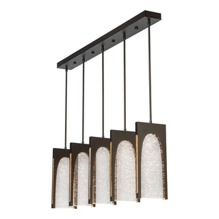 Hubbardton Forge - 131540-LED-MULT-14-II0787 - Cypress 5-Light Pendant - Cypress - Oil Rubbed Bronze