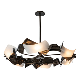 Hubbardton Forge - 132161-SKT-MULT-07-FD0790 - Crest 6-Light Circular Pendant - Crest - Dark Smoke