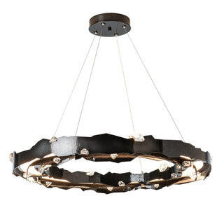 Hubbardton Forge - 139861-LED-STND-89-CR - Trove LED Circular Pendant - Trove - Ink