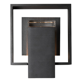 Hubbardton Forge - 302600-SKT-80-SL-ZM0546 - Shadow Box Small w/Slate Outdoor Sconce - Shadow Box - Coastal Black