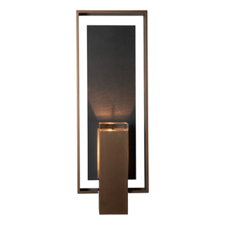 Hubbardton Forge - 302604-SKT-75-SL-ZM0546 - Shadow Box Large w/Slate Outdoor Sconce - Shadow Box - Coastal Bronze