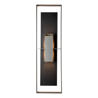 Hubbardton Forge - 302609-SKT-78-SL-ZM0736 - Shadow Box Extra Tall w/Slate Outdoor Sconce - Shadow Box - Coastal Burnished Steel