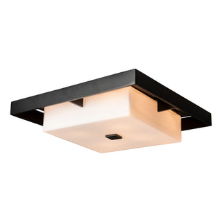Hubbardton Forge - 363102-SKT-80-77-GG0785 - Shadow Box Large Outdoor Flush Mount - Shadow Box - Coastal Black