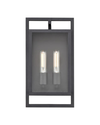 Millennium - 270002-TBK - Two Light Outdoor Wall Sconce - Agatha - Textured Black