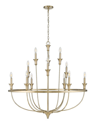 Millennium - 28012-MG - 12 Light Chandelier - Emery - Modern Gold