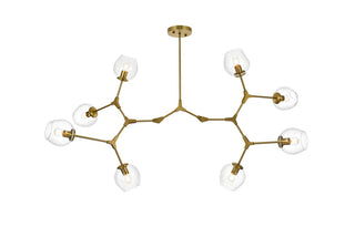 Elegant Lighting - 1712G61BR - Eight Light Chandelier - Cavoli - Brass