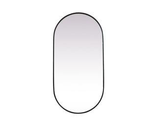 Elegant Lighting - MR2A2448BLK - Mirror - Asha - Black
