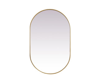 Elegant Lighting - MR2A3048BRS - Mirror - Asha - Brass