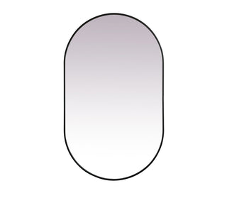 Elegant Lighting - MR2A3660BLK - Mirror - Asha - Black