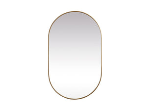 Elegant Lighting - MR2A3660BRS - Mirror - Asha - Brass