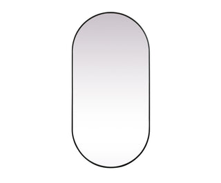 Elegant Lighting - MR2A3672BLK - Mirror - Asha - Black