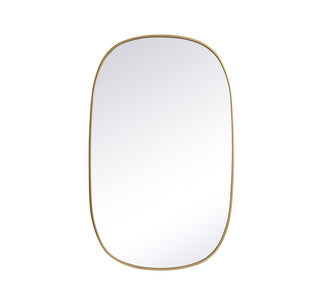 Elegant Lighting - MR2B3048BRS - Mirror - Brynn - Brass