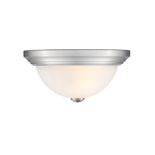 2-Light Flushmount Ceiling Light Brushed Nickel