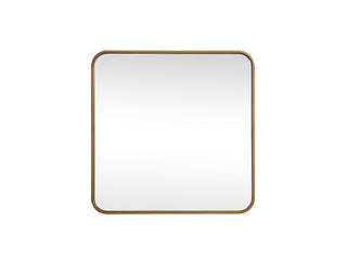Elegant Lighting - MR802424BR - Mirror - Evermore - Brass