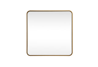 Elegant Lighting - MR803030BR - Mirror - Evermore - Brass