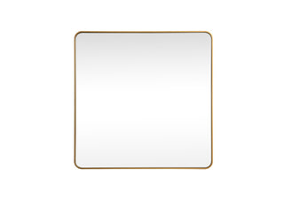 Elegant Lighting - MR804848BR - Mirror - Evermore - Brass