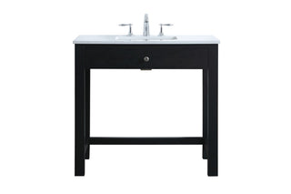 Elegant Lighting - VF14836MBK - Bathroom Vanity - Hudson - Black