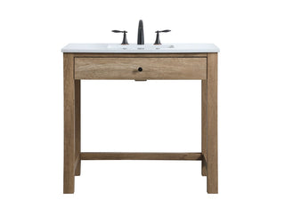 Elegant Lighting - VF14836NT - Bathroom Vanity - Hudson - Natural Oak