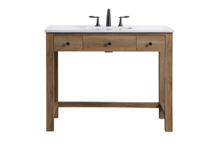 Elegant Lighting - VF14842NT - Bathroom Vanity - Hudson - Natural Oak