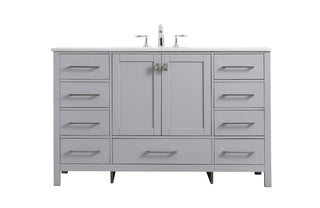 Elegant Lighting - VF18854GR - SIngle Bathroom Vanity - Irene - Grey