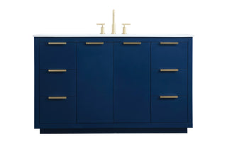 Elegant Lighting - VF19454BL - SIngle Bathroom Vanity - Blake - Blue