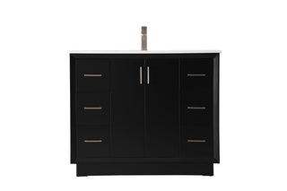 Elegant Lighting - VF19642BK - SIngle Bathroom Vanity - Hayes - Black
