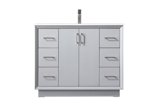 Elegant Lighting - VF19642GR - SIngle Bathroom Vanity - Hayes - Grey