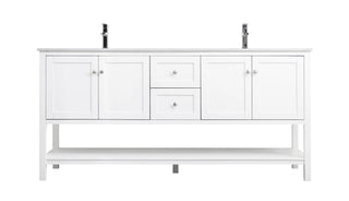 Elegant Lighting - VF22272DWH - Double Bathroom Vanity - Heath - White