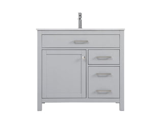 Elegant Lighting - VF23336GR - SIngle Bathroom Vanity - Lewis - Grey